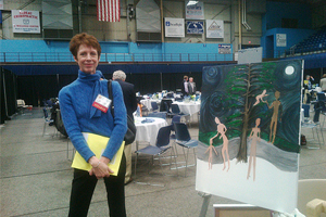 Regina Holiday Image with Jessie Gruman