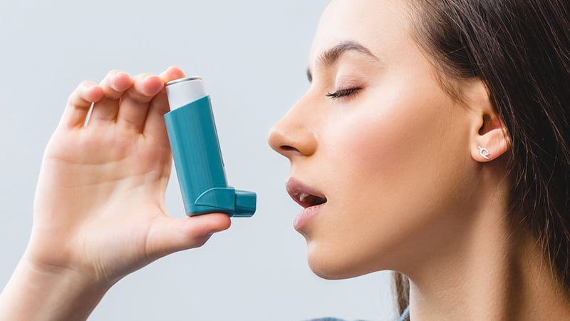 Inhaling CBD inhaler for Asthma